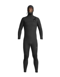 Xcel Comp X 5.5/4.5mm Chest Zip Hooded Wetsuit 2024 - Black
