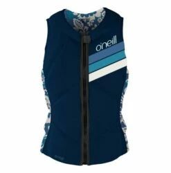 O'Neill Womens Slasher Comp Impact Vest - French Navy/Christina