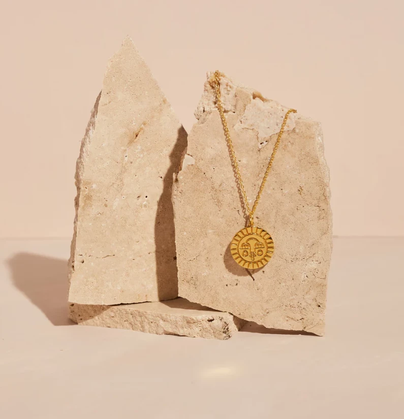 Cai And Jo The Sol Pendant Necklace - Gold 3 Cai And Jo The Sol Pendant Necklace - Gold