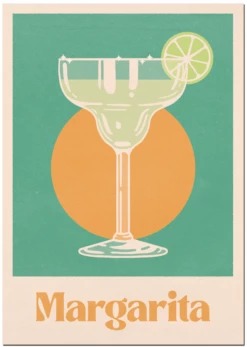 Cai And Jo Margarita A4 Print - Multi
