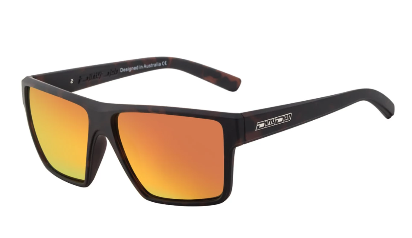 Dirty Dog Noise Satin Tort Brown Polarised Sunglasses - Orange Fusion 3 Dirty Dog Noise Satin Tort Brown Polarised Sunglasses - Orange Fusion