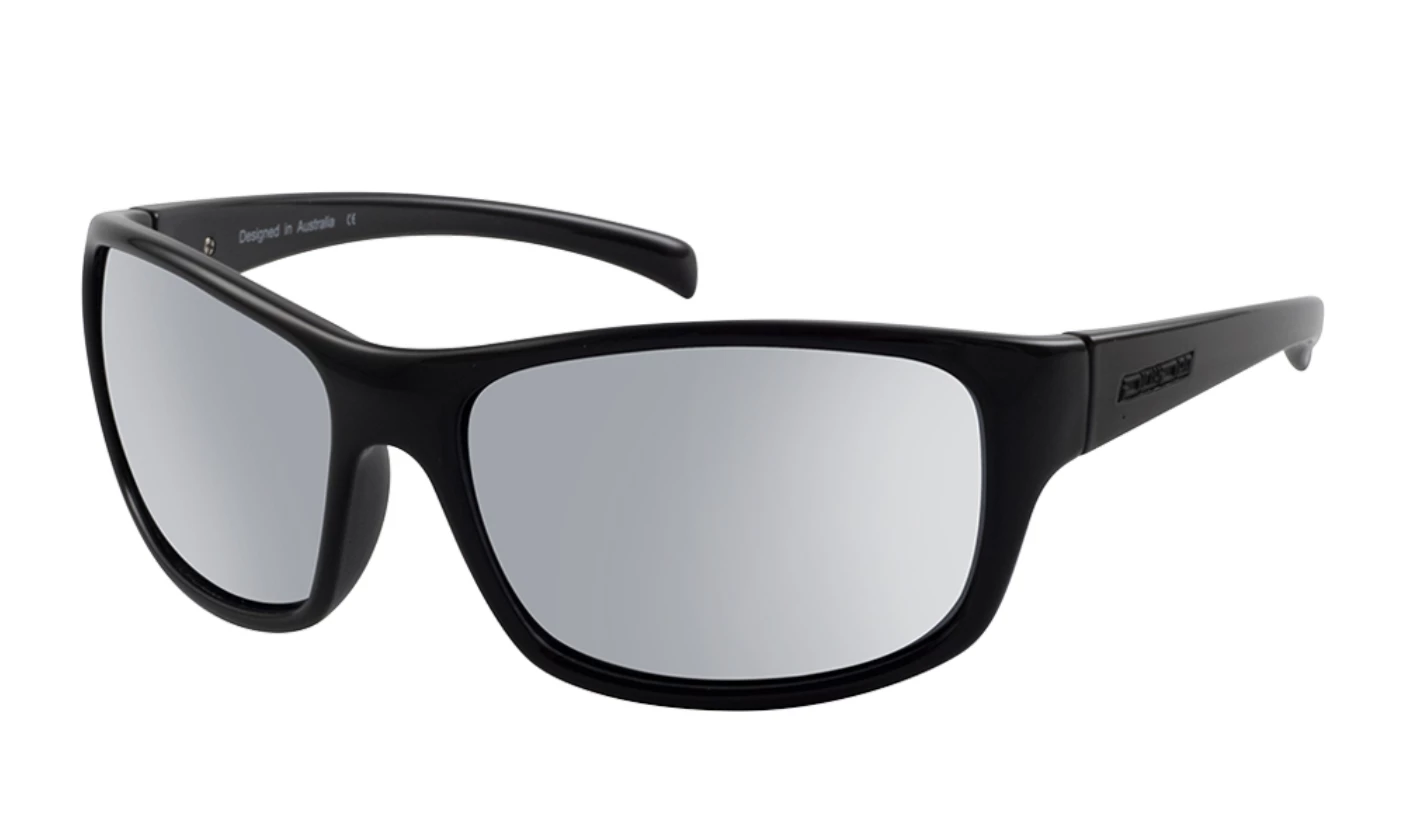 Dirty Dog Shock Polarised Sunglasses - Satin Black/Grey Polarised 3 Dirty Dog Shock Polarised Sunglasses - Satin Black/Grey Polarised