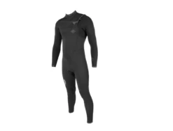 Sooruz FIGHTER 5/4/3mm Mens Chest Zip Full Winter Wetsuit 2024 - Black