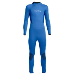 Xcel Axis 3/2mm Kids Back Zip Wetsuit 2023 - Saphire Blue