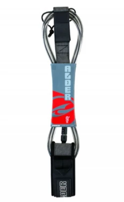 Alder 9ft Surf Knee Leash - Black