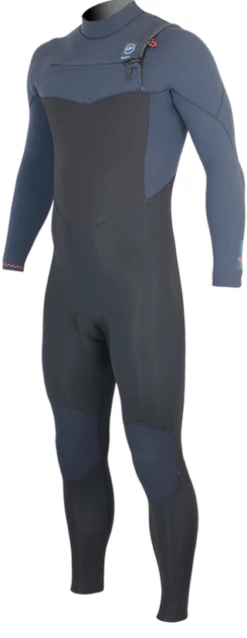 Alder Torch FX 4/3mm Chest Zip Mens Wetsuit 2023 - Blue