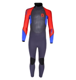 Circle One Faze 3/2mm Kids Back Zip Summer Wetsuit - Red