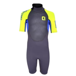 Circle One Faze 3/2mm Kids Summer Shorty Wetsuit 2023 - Yellow