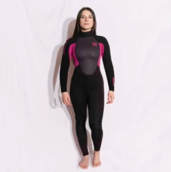 Circle One Faze 5/4/3mm Womens Winter Wetsuit GBS Back Zip Wetsuit 2024 - Magenta