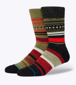 Stance Merry Merry Unisex Crew Socks - Red