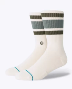 Stance Boyd Crew Unisex Socks - Vintage White