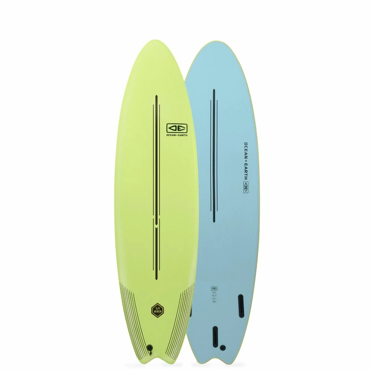 Ocean & Earth 7’0 EZI Rider Softboard - Acid Green 3 Ocean & Earth 7’0 EZI Rider Softboard - Acid Green