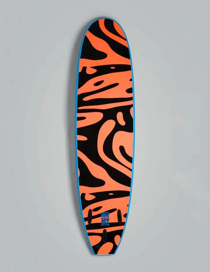 Vision VCT Shoot Out 7'6" Softboard - Cyan/Warm Red Ripple 3 Vision VCT Shoot Out 7'6" Softboard - Cyan/Warm Red Ripple