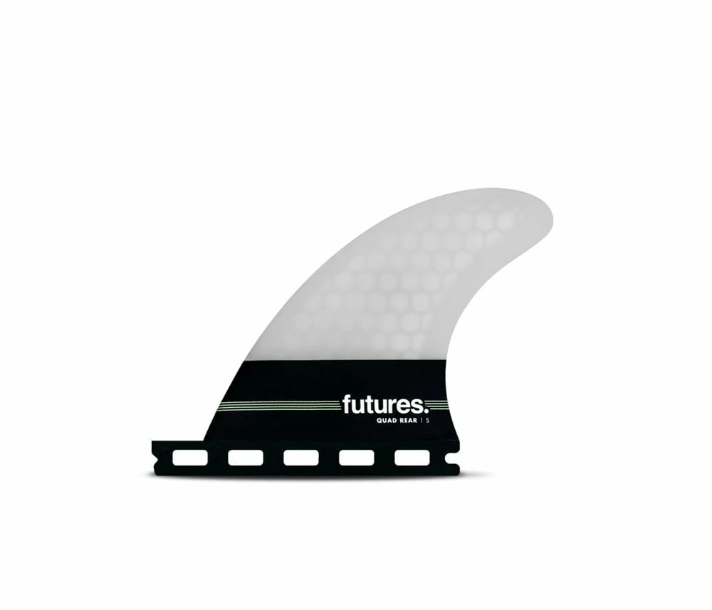 Futures QD2 Quad Rear Honeycomb Flat Fins - 3.75 3 Futures QD2 Quad Rear Honeycomb Flat Fins - 3.75