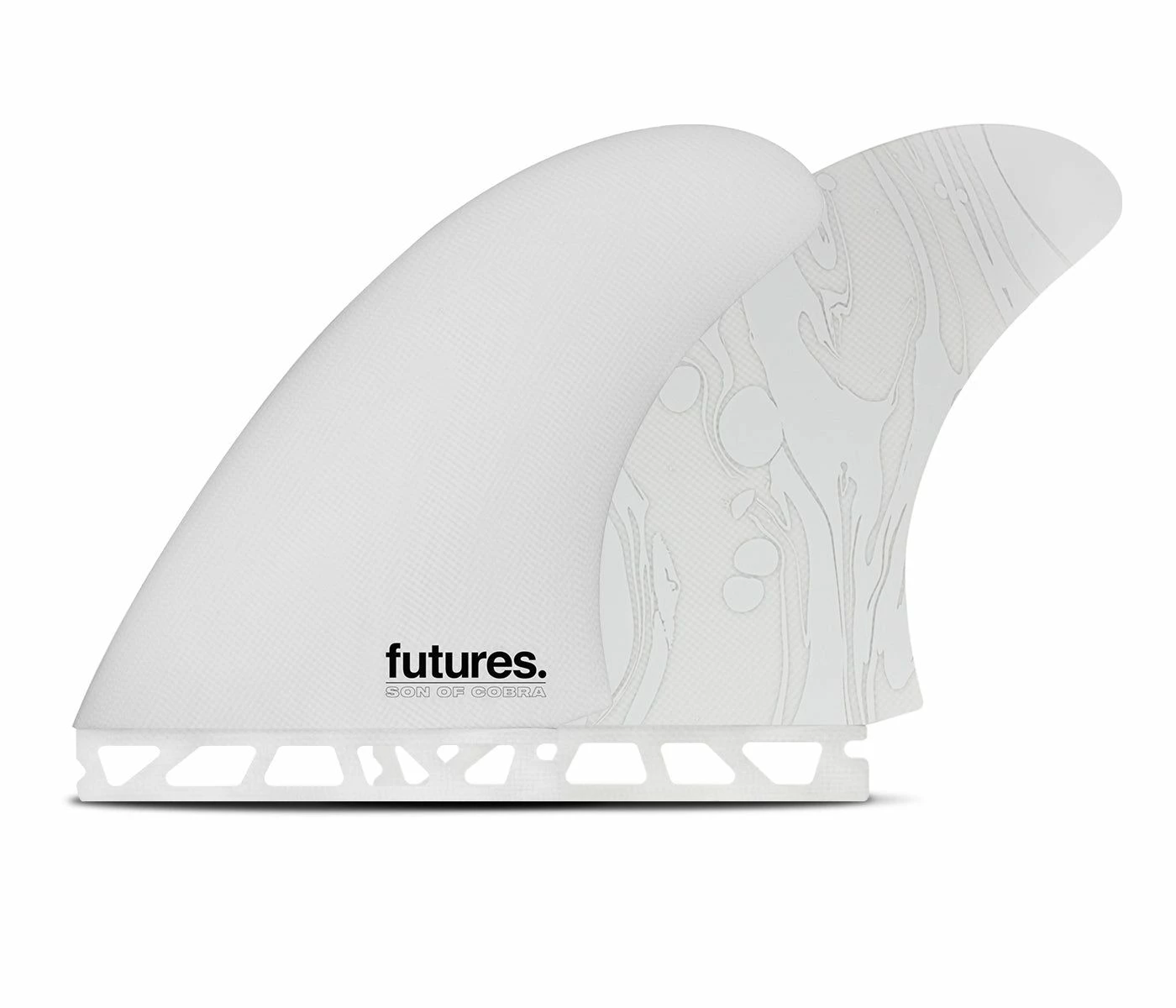 Futures Son Of Cobra Twin Fins - Grey/Marble 3 Futures Son Of Cobra Twin Fins - Grey/Marble