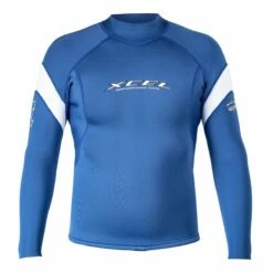 Xcel Infiniti Solution 2mm Long Sleeve Wetsuit Top - Sapphire/White