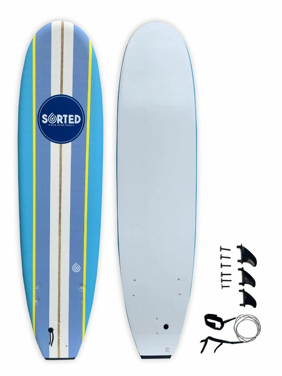 Sorted Surf Premium 8ft Foam Surfboard 3 Sorted Surf Premium 8ft Foam Surfboard
