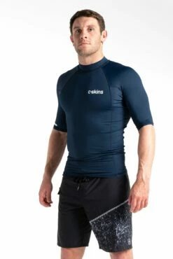 C-Skins UV Basics Mens Short Sleeve Vest -Mystic Sale ss vest 6