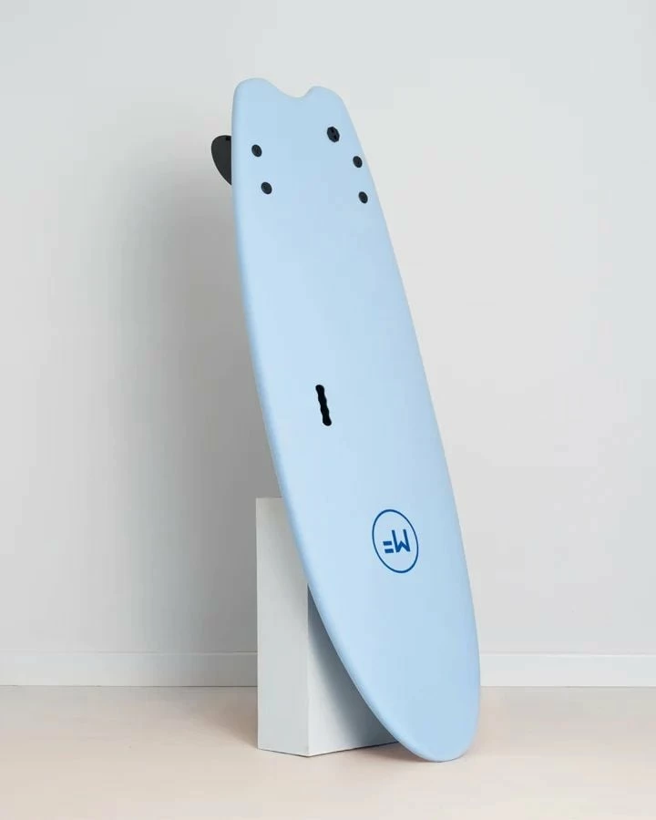 Mick Fanning Twin Supersoft Turbo 5'4" Surfboard - Sky/Blue 5 Mick Fanning Twin Supersoft Turbo 5'4" Surfboard - Sky/Blue - Image 3