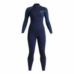C-Skins Surflite 4/3mm Womens GBS Back Zip Wetsuit - Slate / Multi