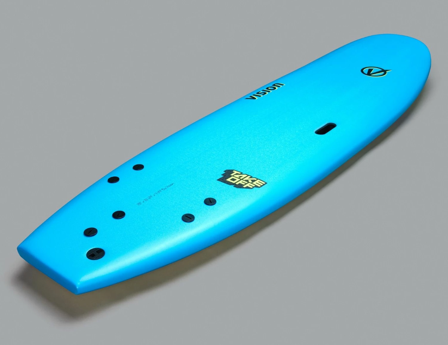 Vision TakeOff 7'0 Surfboard XPS - Cyan/Flash Green 5 Vision TakeOff 7'0 Surfboard XPS - Cyan/Flash Green - Image 3