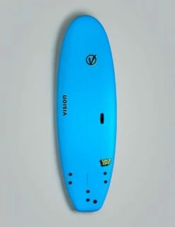Vision TakeOff Whopper 8'0 Surfboard - Cyan/Flash Green