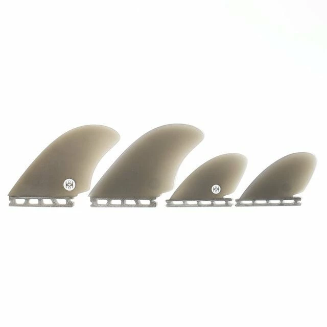 Koalition Keel Quad Modern Single Tab Fins - Smoke 3 Koalition Keel Quad Modern Single Tab Fins - Smoke