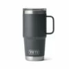 Yeti Rambler 20oz Travel Mug - Charcoal -Mystic Sale travelmugyetipic 3