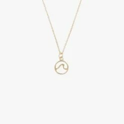 Pura Vida Wave Necklace - Rose Gold