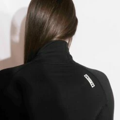 Circle One Women's Polypro Thermal Rash Vest Kona Long Sleeve - Black -Mystic Sale womens thermal rash vest kona polypro back close up 1 scaled 1