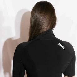 Circle One Women's Polypro Thermal Rash Vest Kona Short Sleeve - Black -Mystic Sale womens thermal rash vest kona polypro short sleeve back main scaled 1