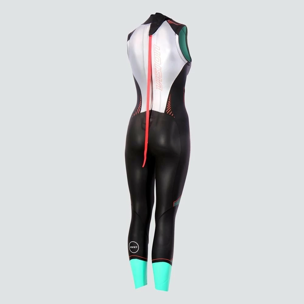 Zone3 Zone 3 Sleeveless Vision Womens Swimming Wetsuit - Black 3 Zone3 Zone 3 Sleeveless Vision Womens Swimming Wetsuit - Black
