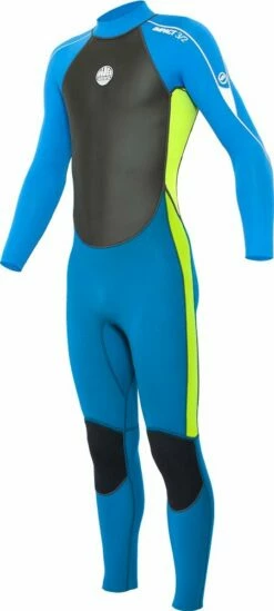 Alder Impact Junior 3/2mm Summer Wetsuit 2023 - Lime