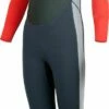 Alder Impact Junior 3/2mm Summer Wetsuit 2023 - Red -Mystic Sale ws22jif r