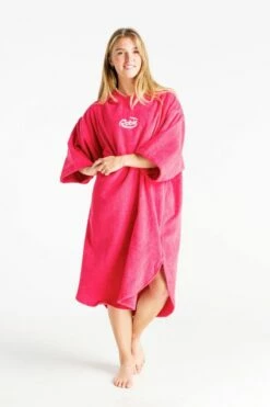 Robie Robes Original Unsiex Long Sleeve Changing Robe - Coral