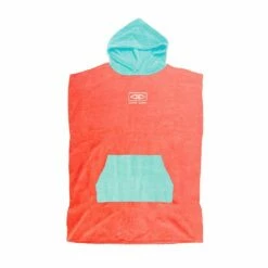 Ocean & Earth Kids Changing Poncho - Coral